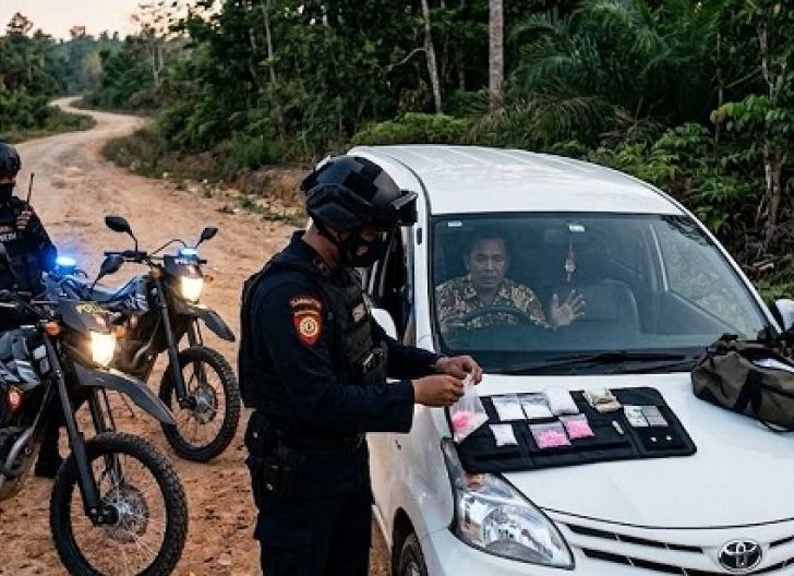 Photo of Sopir Hubungi Call Center 110, Polisi Gagalkan Penyelundupan Narkoba Bermodus Titipan Travel