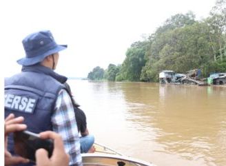 Satreskrim Polres Sekadau Patroli Sungai Kapuas dan Sungai Sekadau, Tidak Temukan Aktivitas PETI