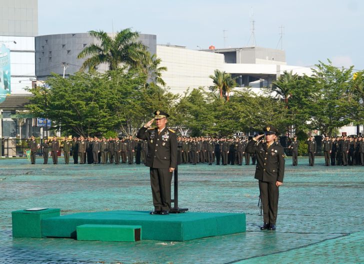 Photo of Berlangsung Khitmad, Kasdam XII/Tpr Pimpin Upacara Peringatan Hari Lahir Pancasila Tahun 2026
