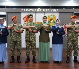 Perkuat Sinergi Antarmatra, Pangdam XII/Tpr Pimpin Sertijab Liaison Officer TNI AU