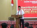 Ketua Harian KONI Kalbar Buka Musorkab VI KONI Landak