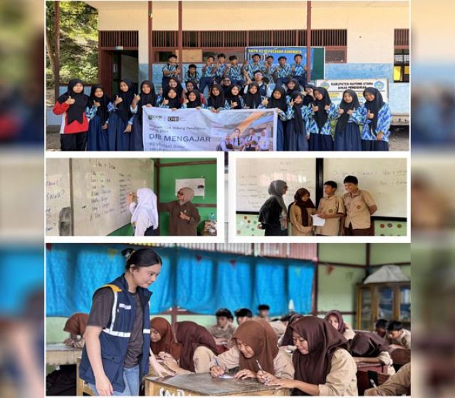 DIB Mengajar Bangun Percaya Diri Anak Pesisir, Tak Sekadar Belajar Bahasa Inggris