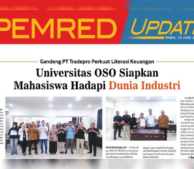 Universitas OSO Siapkan Mahasiswa Hadapi Dunia Industri, Gandeng PT Tradepro Perkuat Literasi Keuangan