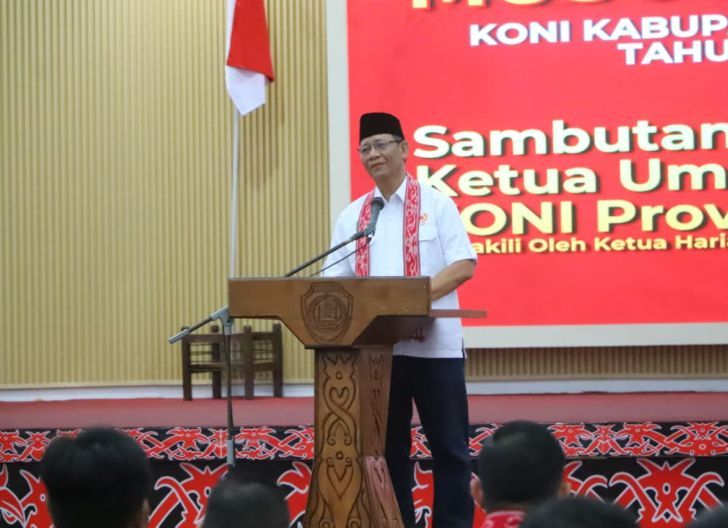 Photo of Ketua Harian KONI Kalbar Buka Musorkab VI KONI Landak