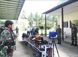 Pimpin Gelar Pasukan, Danlanud Supadio Pastikan Kesiapan Atlet Tembak Lanud Supadio