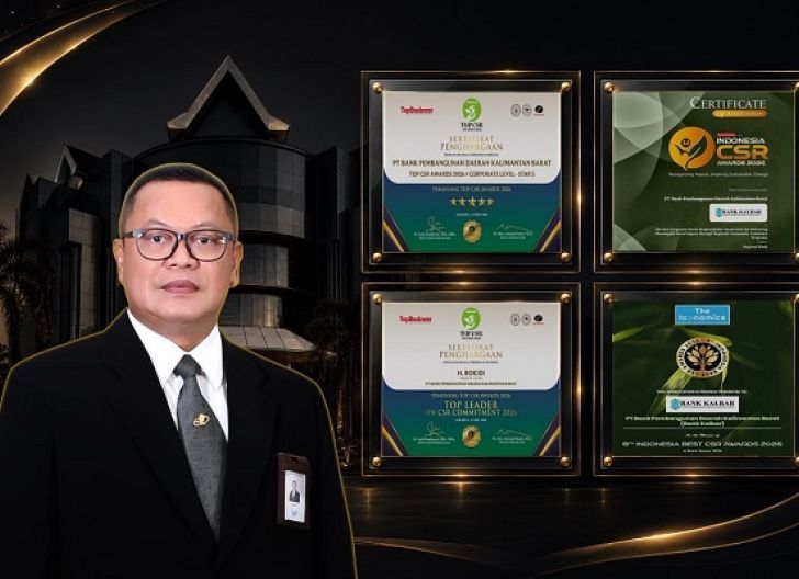 Photo of Bank Kalbar Cetak Hattrick CSR Nasional, Rokidi Raih Penghargaan Pemimpin Berkomitmen Sosial