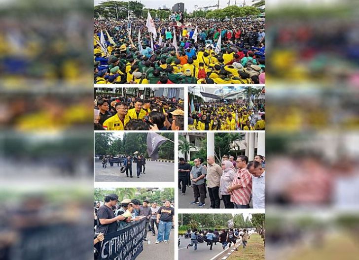Photo of Gelegar Aksi Menuju Indonesia Bangkrut, Ribuan Mahasiswa Sampaikan Lima 5 Tuntutan Demo Jumat 12 Juni