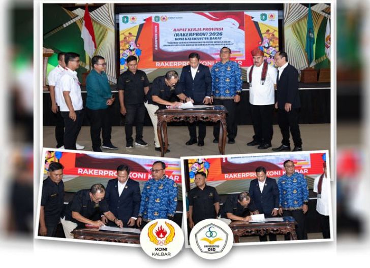 Photo of UNOSO dan KONI Kalbar Teken MoU, Atlet Berprestasi Dapat Jalur Khusus Kuliah