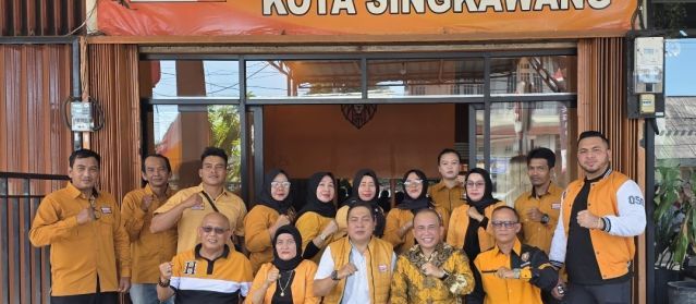 Ketua DPD Hanura Kalbar Kunjungi Sekretariat Hanura Singkawang