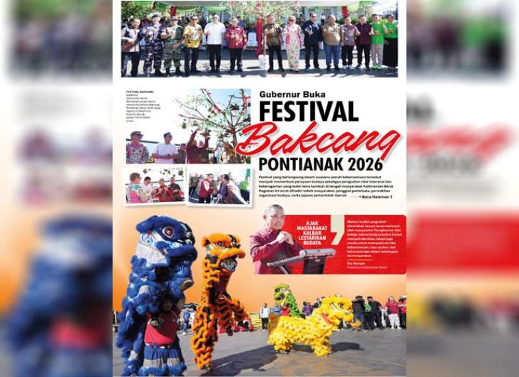 Photo of Gubernur Buka Festival Bakcang Pontianak 2026, Ajak Masyarakat Kalbar Lestarikan Budaya