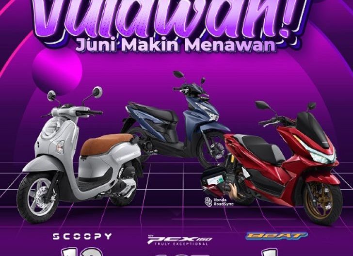 Photo of Astra Motor Kalbar Tebar Promo Spesial Motor Honda di Bulan Juni 