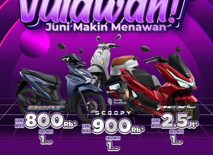 Photo of Bulan Juni Lebih Istimewa dengan Promo Motor Honda Terkini 