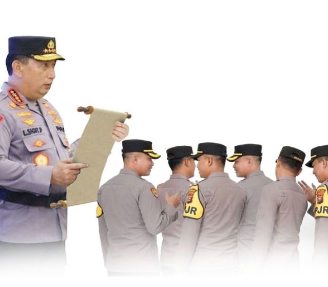 Kapolri Ganti PJU Polda Kalbar dan Enam Kapolres, Mutasi Besar-Besaran Polri