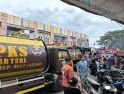 Empat Ruko di Jalan Pramuka Singkawang Terbakar