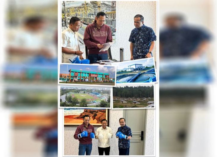 Photo of Menko AHY dan Menteri Transmigrasi Apresiasi Kiprah Daud Yordan, Dinilai Jadi Inspirasi Generasi Muda, Bawa Aspirasi Pembangunan Stadion, Air Bersih hingga Transmigrasi