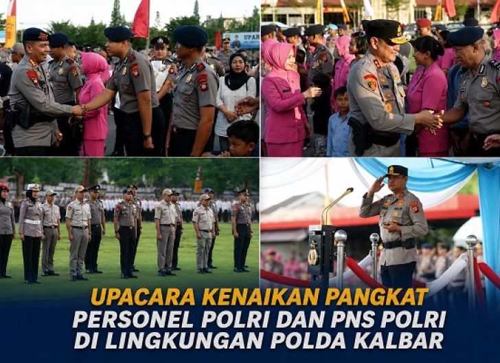 Photo of 156 Personel Satbrimob Polda Kalbar Naik Pangkat, Dansatbrimob: Jadikan Amanah untuk Tingkatkan Profesionalisme dan Pengabdian
