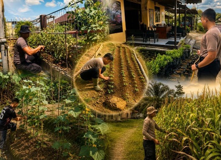 Photo of Dukung Swasembada Pangan Nasional, Brimob Kalbar Manfaatkan Lahan Produktif