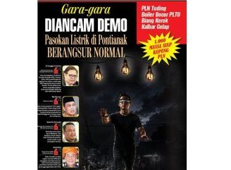 Gara-gara Diancam Demo Pasokan Listrik di Pontianak Berangsur Normal