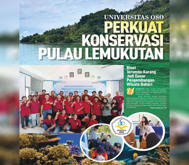 Universitas OSO Perkuat Konservasi Pulau Lemukutan, Riset Terumbu Karang Jadi Dasar Pengembangan Wisata Bahari