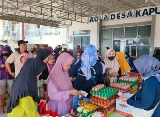Warga Desa Kapur Serbu Gerakan Pangan Murah