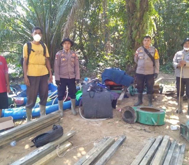 Respons Cepat Keluhan Warga di Media Sosial, Polsek Meliau Intensifkan Himbauan Larangan PETI di Desa Melawi Makmur