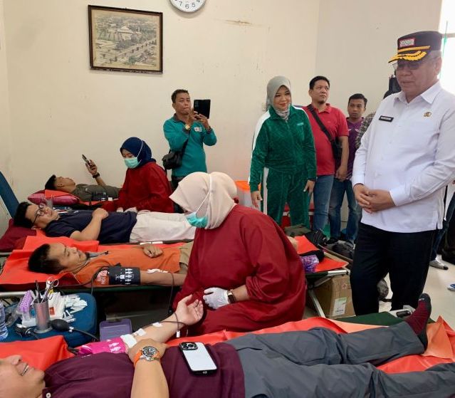 BPSDM Kalbar Perkuat Gerakan Indonesia ASRI Lewat ASN Kalbar Peduli dan Donor Darah