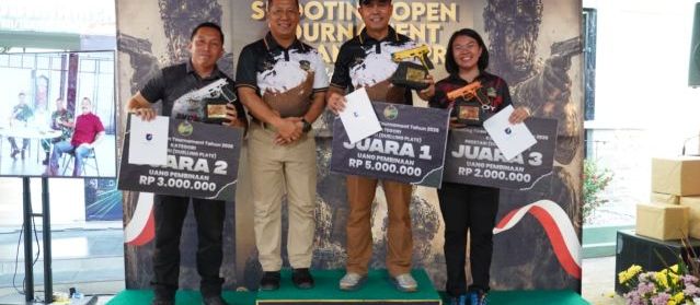 Akurasi Berkelas, Pangdam XII/Tpr Juarai Tanjungpura Shooting Open Tournament 2026