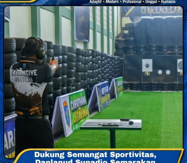 Dukung Semangat Sportivitas, Danlanud Supadio Semarakkan Lomba Tembak HUT Kodam XII/Tpr