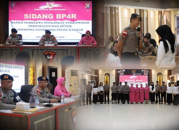 Photo of Bekali Personel Menuju Pernikahan Harmonis, Satbrimob Polda Kalbar Gelar Sidang BP4R