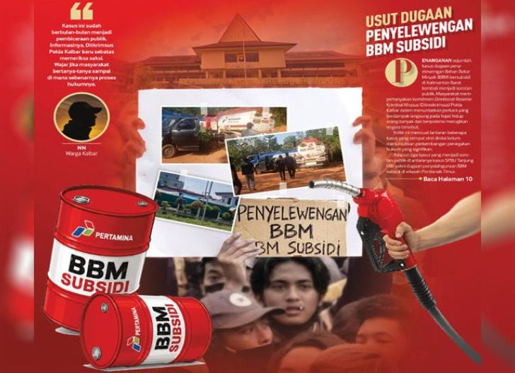 Photo of Publik Tagih Ketegasan Ditkrimsus Polda Kalbar, Usut Dugaan Penyelewengan BBM Subsidi