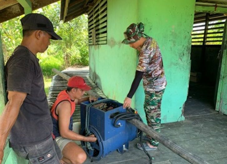 Photo of Meski Terkendala Suku Cadang, Satgas TMMD Tetap Upayakan Perbaikan Genset
