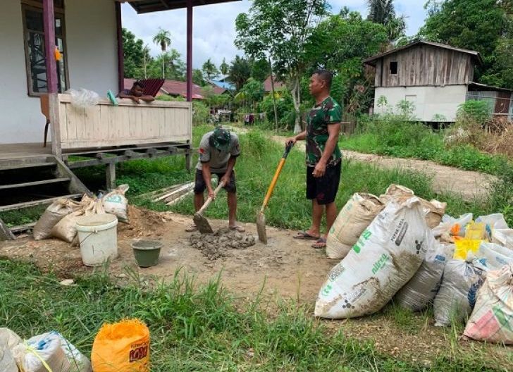 Photo of Satgas TMMD Tunjukkan Profesionalisme Lewat Keterampilan Bangunan 