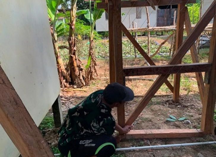 Photo of Satgas TMMD Kebut Pengerjaan Tiang Tandon Air untuk Sumur Bor 