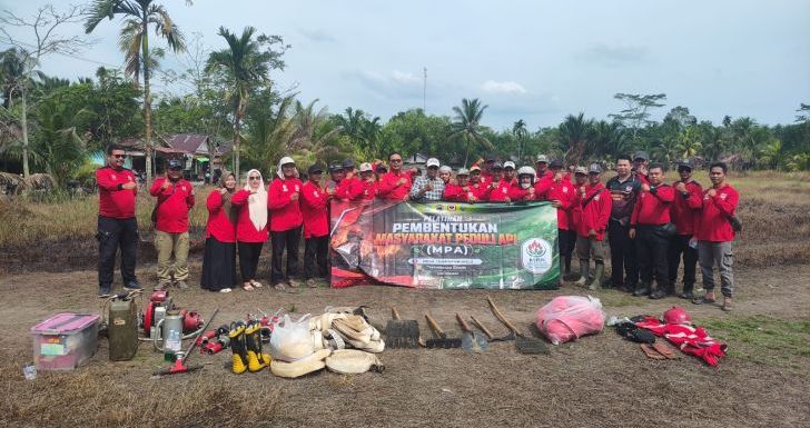 Perkuat Garda Terdepan Karhutla, Balai Dalkarhut Wilayah Kalimantan Bentuk dan Tingkatkan Kapasitas MPA Desa Tempapan Hulu