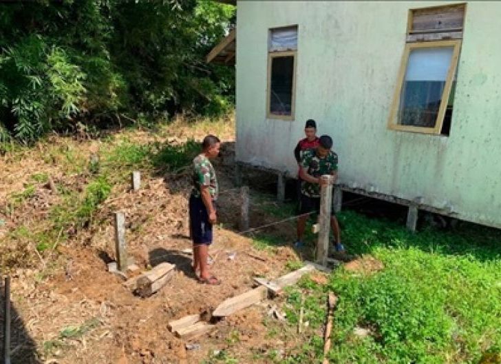 Photo of Satgas TMMD Genjot Sasaran Kedua, MCK Baru Hadir untuk Warga Dusun Belatung 