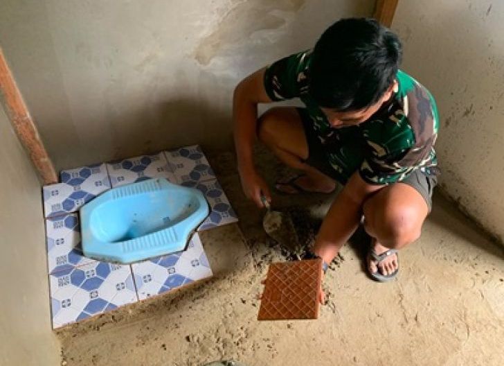 Photo of Satgas TMMD Dapat Motivasi Langsung dari Dansatgas di Lokasi Pembangunan