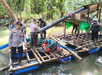 Sinergi Masyarakat dan Polisi Jaga Kondusivitas, Penanganan PETI di Meliau Masuki Tahap Penertiban