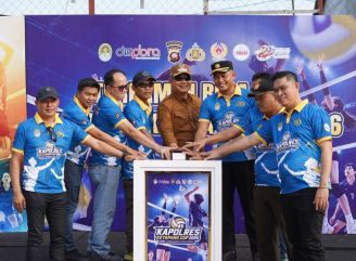 Bupati Ketapang Hadiri Pembukaan Kejuaraan Bola Voli Kapolres Cup 2026