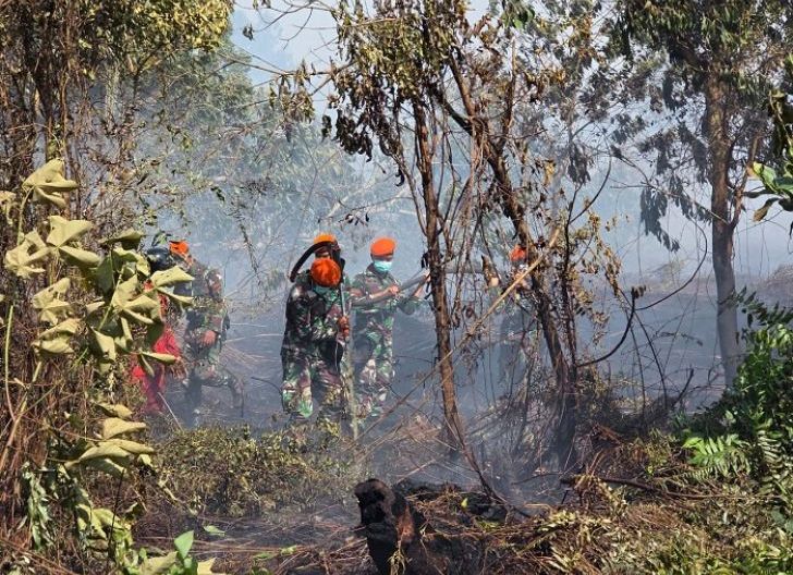 Photo of Di Garis Api, Prajurit Para Komando Tak Pernah Mundur, Perjuangan Yon Parako 466 Brajamusti Pasgat Memimpin Pertempuran Melawan Karhutla Demi Menjaga Langit Kalimantan Barat Tetap Biru