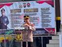 Apel Pagi Polres Sanggau, Wakapolres Ingatkan Respons Cepat dan Soliditas Personel