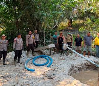 Warga Harapkan Sungai Boyan Kembali Bersih, Polsek Meliau Intensifkan Penertiban PETI