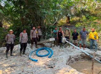 Warga Harapkan Sungai Boyan Kembali Bersih, Polsek Meliau Intensifkan Penertiban PETI