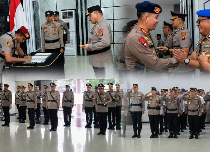 Photo of Perkuat Soliditas Organisasi, Dansatbrimob Polda Kalbar Hadiri Sertijab 16 Pejabat Utama dan Kapolres Jajaran