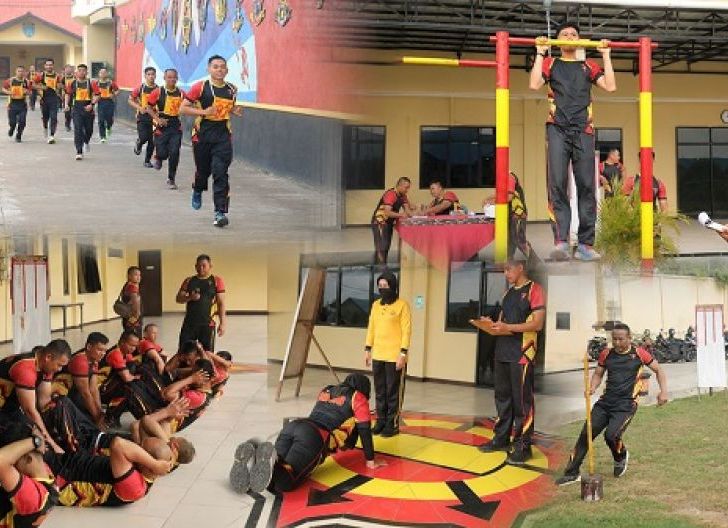 Photo of Jaga Stamina dan Kesiapsiagaan, Satbrimob Polda Kalbar Gelar Kesemaptaan Jasmani Semester I TA 2026