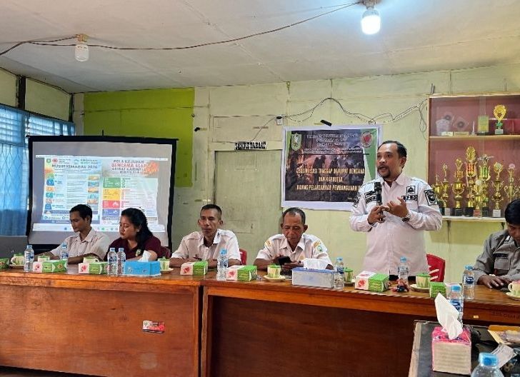Photo of BPBD Sanggau Sosialisasi KIE Rawan Bencana Karhutla