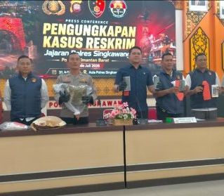 Satreskrim Polres Singkawang Ungkap 10 Kasus Pidana Selama Juli 2026