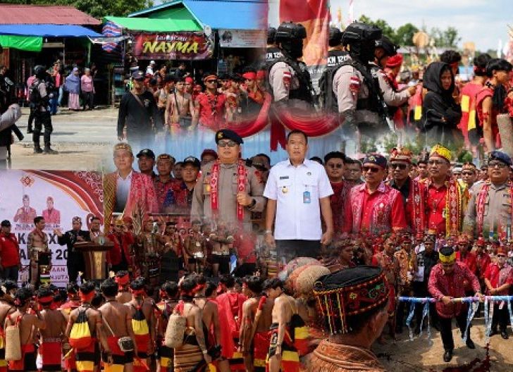 Photo of Pastikan Perayaan Budaya Berlangsung Aman, Brimob Kalbar Sukses Kawal Pekan Gawai Dayak Sintang 2026