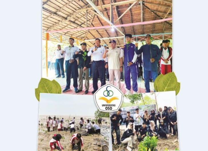 Photo of Mahasiswa Universitas OSO Tanam 2.000 Mangrove, Libatkan 300 Peserta Lintas Sektor