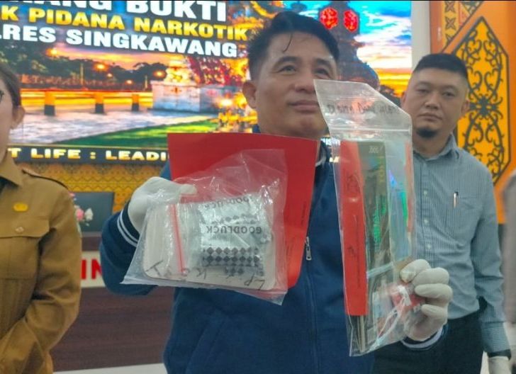 Photo of Satresnarkoba Polres Singkawang Ungkap Kasus Narkotika Baru Golongan II
