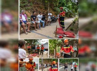 Kawasan Industri Pulau Penebang Perkuat Kesiapsiagaan Masyarakat, Melalui Desa Tangguh Bencana di Pelapis
